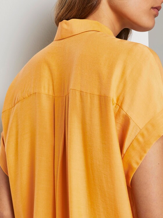 shirt blouse in a loose fit - Women - Golden Corn shirt blouse in a loose fit - Women - Golden Corn - 9 - Mine to five