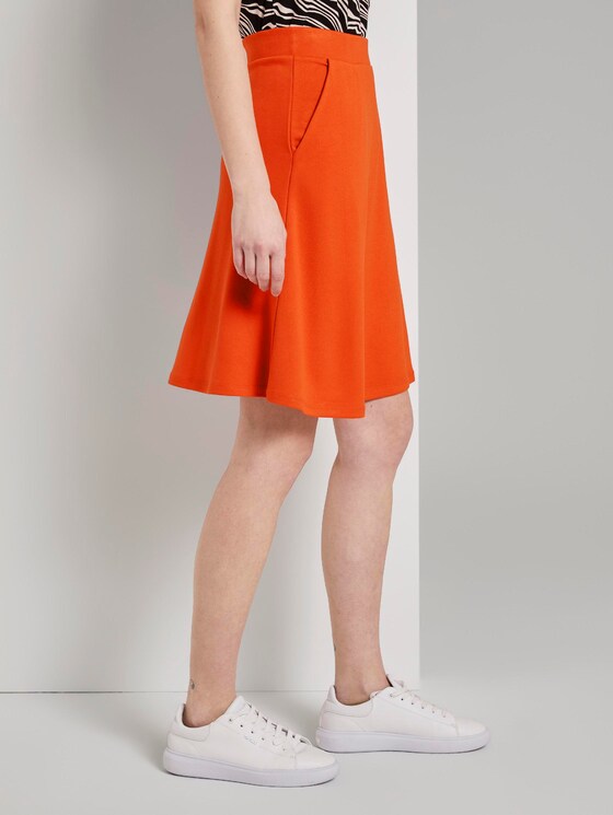 A-Linien-Rock mit Taschen - Frauen - strong flame orange A-Linien-Rock mit Taschen - Frauen - strong flame orange - 11 - TOM TAILOR