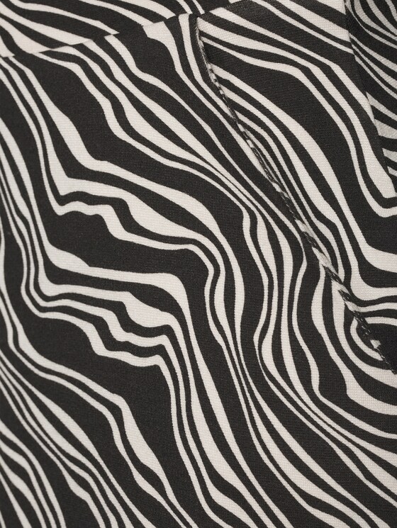 A-lijn rok met zakken - Vrouwen - black wavy design A-lijn rok met zakken - Vrouwen - black wavy design - 9 - TOM TAILOR