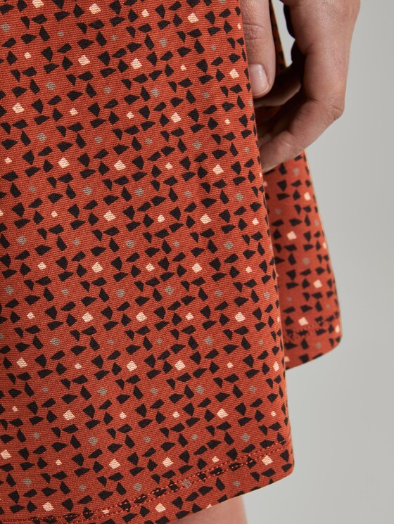A-lijn rok met zakken - Vrouwen - brown geometric design A-lijn rok met zakken - Vrouwen - brown geometric design - 10 - TOM TAILOR