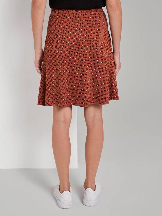 A-lijn rok met zakken - Vrouwen - brown geometric design A-lijn rok met zakken - Vrouwen - brown geometric design - 2 - TOM TAILOR