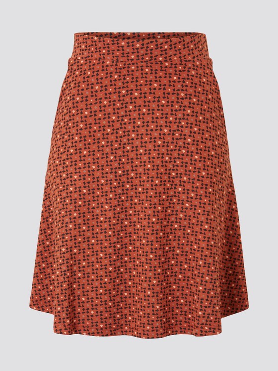 A-lijn rok met zakken - Vrouwen - brown geometric design A-lijn rok met zakken - Vrouwen - brown geometric design - 7 - TOM TAILOR