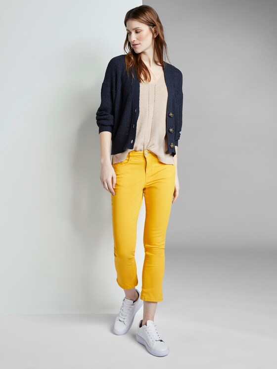 Strick-Top mit kurzen Seitenschlitzen - Frauen - soft vanilla Strick-Top mit kurzen Seitenschlitzen - Frauen - soft vanilla - 3 - TOM TAILOR