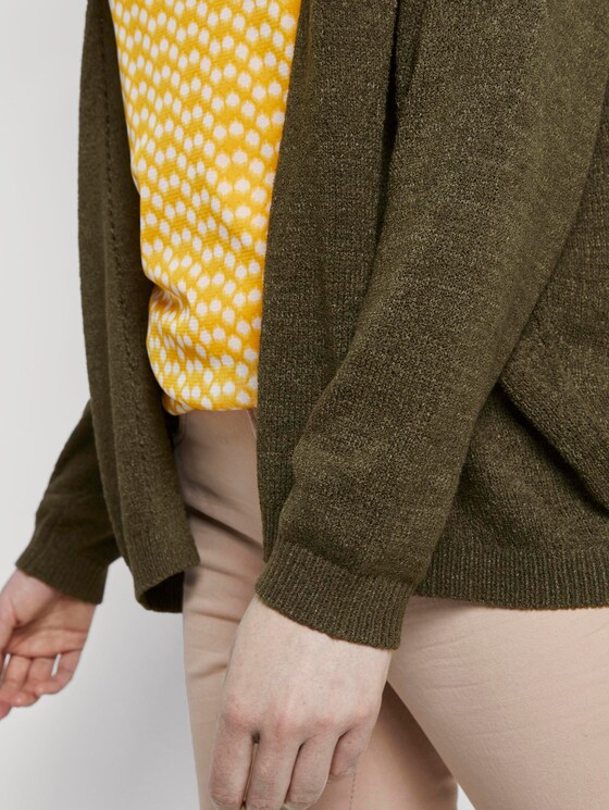Weiter Cardigan mit Fledermausärmeln - Frauen - Woodland Green Weiter Cardigan mit Fledermausärmeln - Frauen - Woodland Green - 10 - TOM TAILOR
