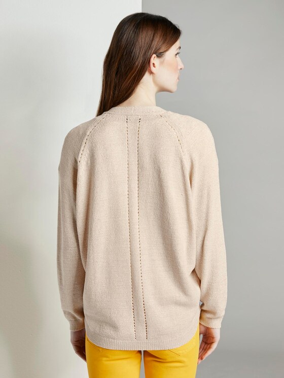 Weiter Cardigan mit Fledermausärmeln - Frauen - soft vanilla Weiter Cardigan mit Fledermausärmeln - Frauen - soft vanilla - 2 - TOM TAILOR