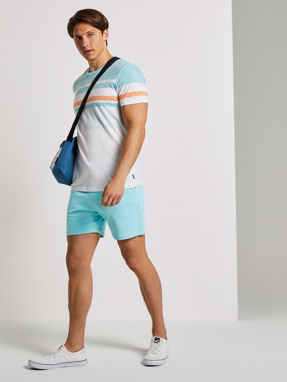 Sweatshorts mit elastischem Bund - Männer - soft sky blue Sweatshorts mit elastischem Bund - Männer - soft sky blue - 3 - TOM TAILOR Denim