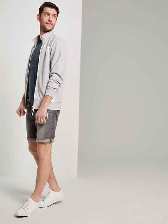 T-shirt in a washed look - Men - after dark blue T-shirt in a washed look - Men - after dark blue - 3 - TOM TAILOR