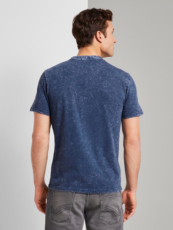 Henley-T-Shirt im Washed-Look - Männer - after dark blue Henley-T-Shirt im Washed-Look - Männer - after dark blue - 2 - TOM TAILOR