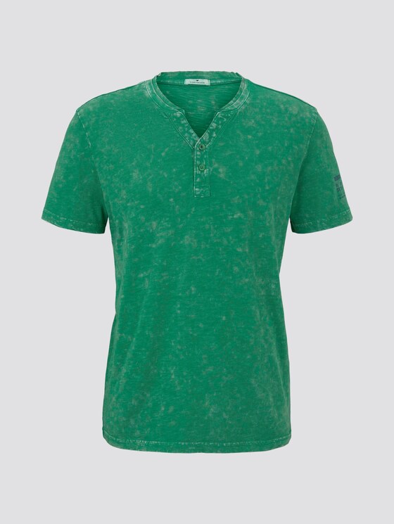 Henley-T-Shirt im Washed-Look - Männer - jolly green Henley-T-Shirt im Washed-Look - Männer - jolly green - 7 - TOM TAILOR