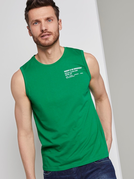 Tanktop mit Logo-Print - Männer - jolly green Tanktop mit Logo-Print - Männer - jolly green - 5 - TOM TAILOR