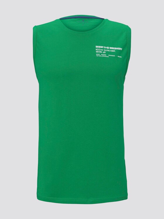 Tanktop mit Logo-Print - Männer - jolly green Tanktop mit Logo-Print - Männer - jolly green - 7 - TOM TAILOR