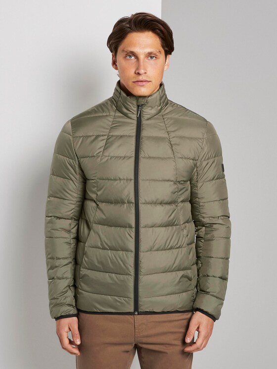 Morderne lightweight Steppjacke - Männer - Dusty Olive Green Morderne lightweight Steppjacke - Männer - Dusty Olive Green - 1 - TOM TAILOR Denim