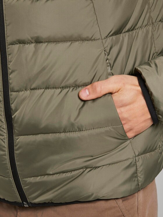 Morderne lightweight Steppjacke - Männer - Dusty Olive Green Morderne lightweight Steppjacke - Männer - Dusty Olive Green - 10 - TOM TAILOR Denim