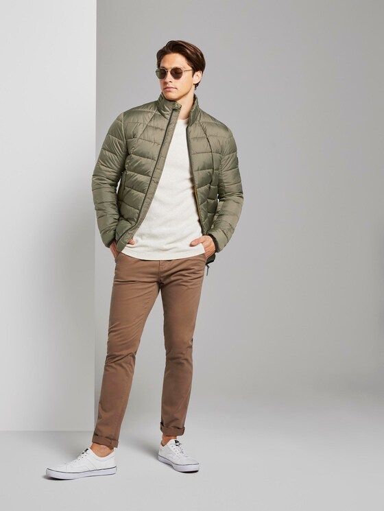 Morderne lightweight Steppjacke - Männer - Dusty Olive Green Morderne lightweight Steppjacke - Männer - Dusty Olive Green - 3 - TOM TAILOR Denim