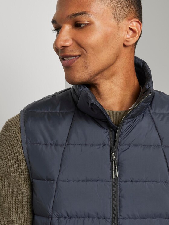 Moderne lightweight Stepp-Weste - Männer - Sky Captain Blue Moderne lightweight Stepp-Weste - Männer - Sky Captain Blue - 9 - TOM TAILOR Denim