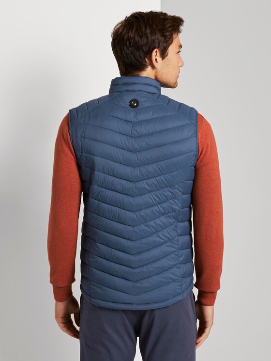 Lightweight Stepp-Weste - Männer - Dark Denim Blue Lightweight Stepp-Weste - Männer - Dark Denim Blue - 2 - TOM TAILOR