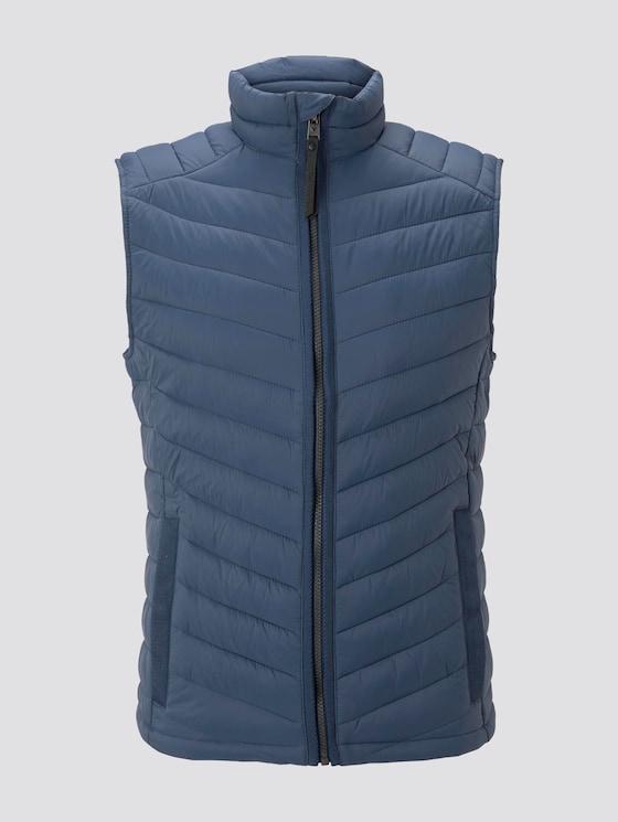 Lightweight Stepp-Weste - Männer - Dark Denim Blue Lightweight Stepp-Weste - Männer - Dark Denim Blue - 7 - TOM TAILOR