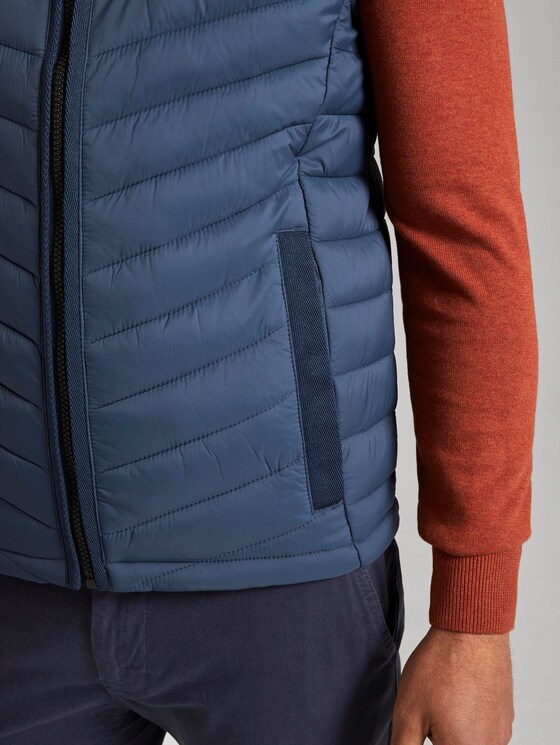 Lightweight Stepp-Weste - Männer - Dark Denim Blue Lightweight Stepp-Weste - Männer - Dark Denim Blue - 9 - TOM TAILOR