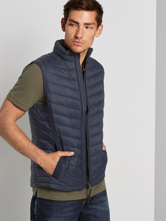 Lightweight Stepp-Weste - Männer - Sky Captain Blue Lightweight Stepp-Weste - Männer - Sky Captain Blue - 5 - TOM TAILOR