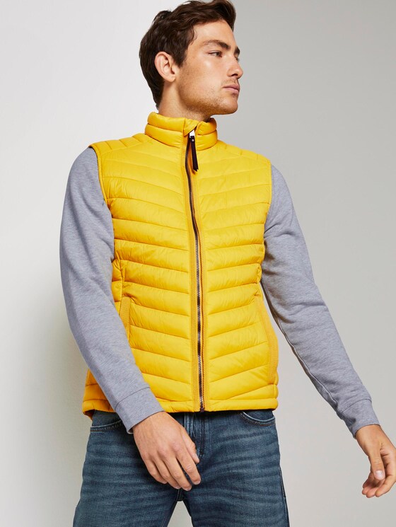 Lightweight Stepp-Weste - Männer - Californian Yellow Lightweight Stepp-Weste - Männer - Californian Yellow - 5 - TOM TAILOR