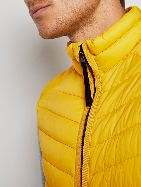 Lightweight Stepp-Weste - Männer - Californian Yellow Lightweight Stepp-Weste - Männer - Californian Yellow - 9 - TOM TAILOR