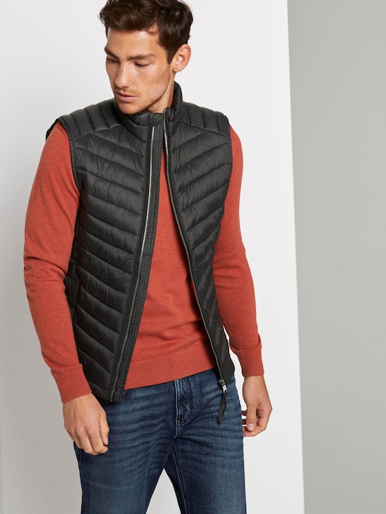 Lightweight Stepp-Weste - Männer - Black Lightweight Stepp-Weste - Männer - Black - 5 - TOM TAILOR