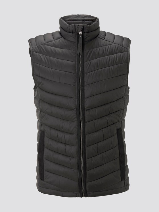 Lightweight Stepp-Weste - Männer - Black Lightweight Stepp-Weste - Männer - Black - 7 - TOM TAILOR