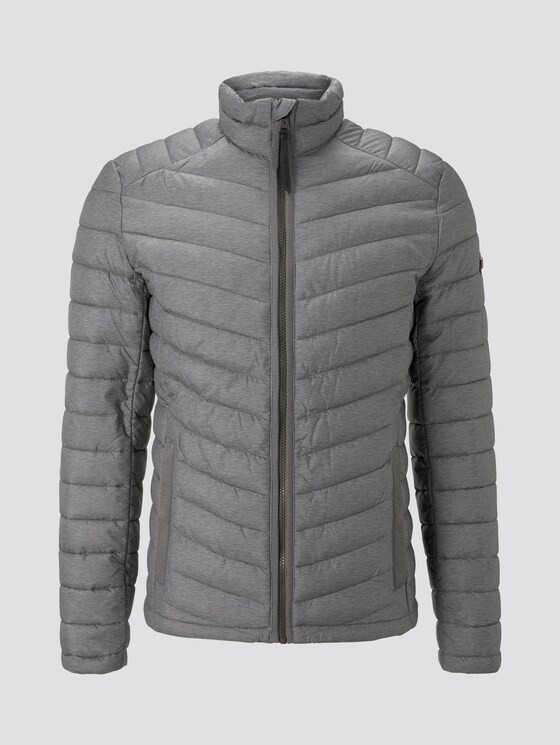 Lightweight Steppjacke mit Stehkragen - Männer - Middle Grey Mélange Lightweight Steppjacke mit Stehkragen - Männer - Middle Grey Mélange - 7 - TOM TAILOR