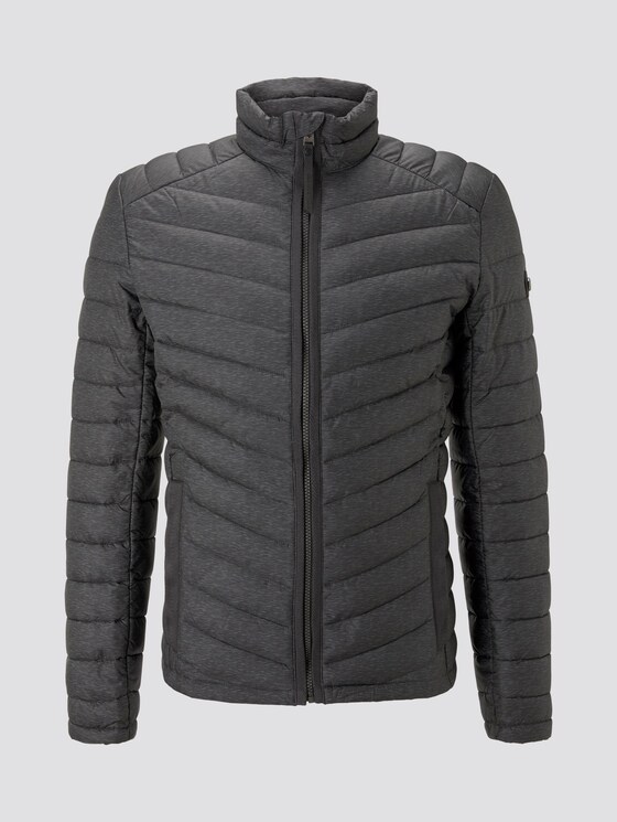 Lightweight Steppjacke mit Stehkragen - Männer - grey melange design Lightweight Steppjacke mit Stehkragen - Männer - grey melange design - 7 - TOM TAILOR