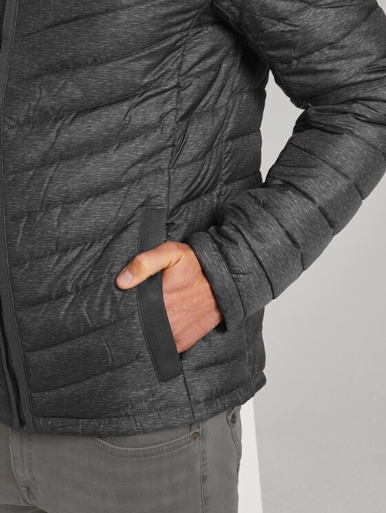 Lightweight Steppjacke mit Stehkragen - Männer - grey melange design Lightweight Steppjacke mit Stehkragen - Männer - grey melange design - 9 - TOM TAILOR