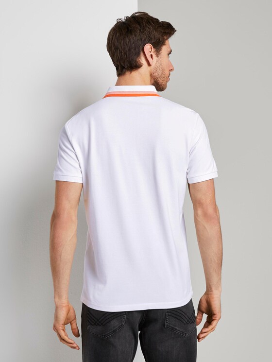 Poloshirt mit Brusttasche - Männer - White Poloshirt mit Brusttasche - Männer - White - 2 - TOM TAILOR