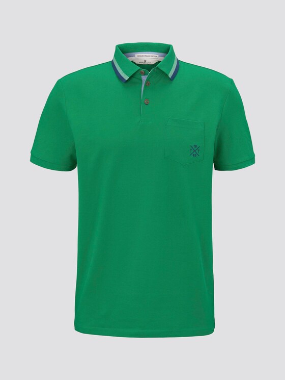 Poloshirt mit Brusttasche - Männer - jolly green Poloshirt mit Brusttasche - Männer - jolly green - 7 - TOM TAILOR