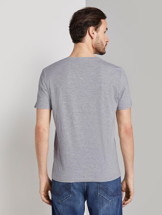 T-Shirt mit Wüsten-Print - Männer - Light Stone Grey Melange T-Shirt mit Wüsten-Print - Männer - Light Stone Grey Melange - 2 - TOM TAILOR