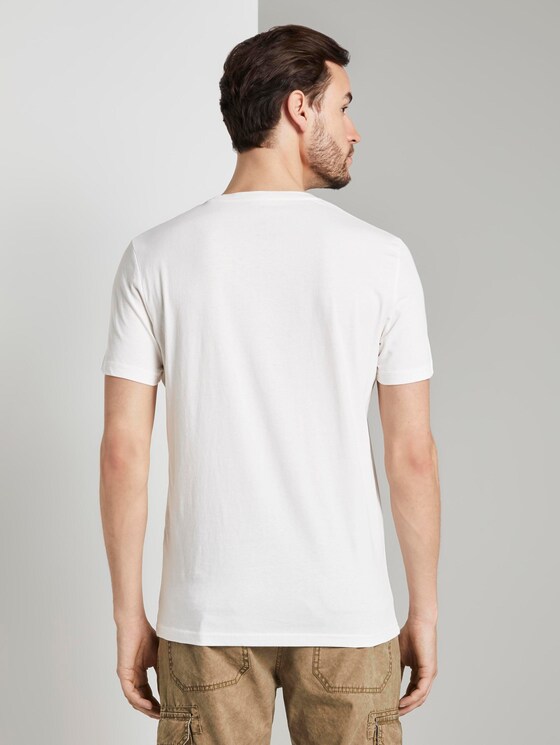 T-Shirt mit Wüsten-Print - Männer - Coconut Cream T-Shirt mit Wüsten-Print - Männer - Coconut Cream - 2 - TOM TAILOR