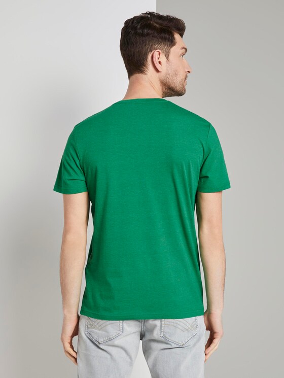 T-Shirt mit Wüsten-Print - Männer - jolly green white melange T-Shirt mit Wüsten-Print - Männer - jolly green white melange - 2 - TOM TAILOR