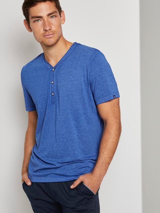 T-Shirt in Stone-Washed-Optik - Männer - Shiny Royal T-Shirt in Stone-Washed-Optik - Männer - Shiny Royal - 5 - TOM TAILOR