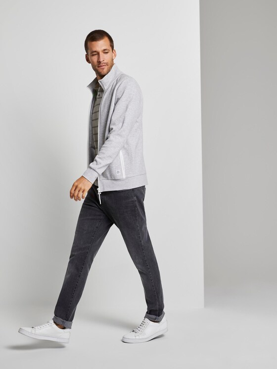 Gestreiftes Poloshirt - Männer - grey melange stripe Gestreiftes Poloshirt - Männer - grey melange stripe - 3 - TOM TAILOR