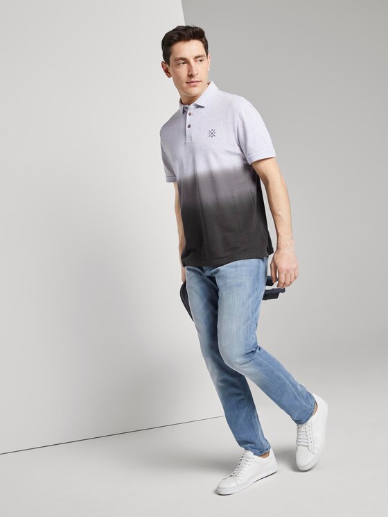 Poloshirt mit Farbverlauf - Männer - Phanton Dark Grey Poloshirt mit Farbverlauf - Männer - Phanton Dark Grey - 3 - TOM TAILOR
