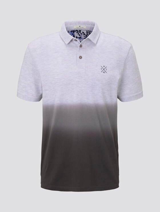 Poloshirt mit Farbverlauf - Männer - Phanton Dark Grey Poloshirt mit Farbverlauf - Männer - Phanton Dark Grey - 7 - TOM TAILOR