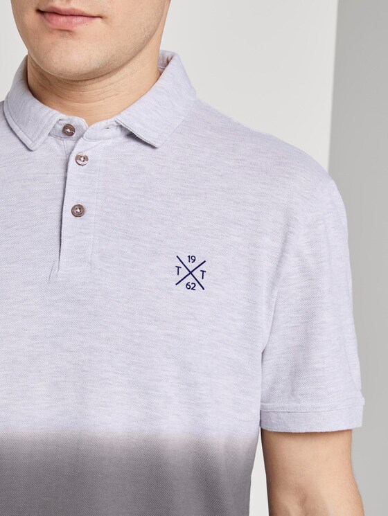 Poloshirt mit Farbverlauf - Männer - Phanton Dark Grey Poloshirt mit Farbverlauf - Männer - Phanton Dark Grey - 9 - TOM TAILOR
