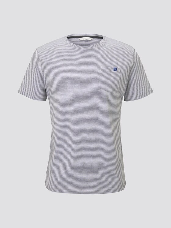 Gestreiftes T-Shirt - Männer - stripe white Gestreiftes T-Shirt - Männer - stripe white - 7 - TOM TAILOR