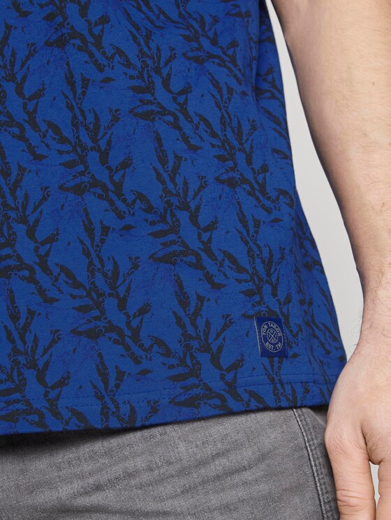 Gemustertes T-Shirt - Männer - blue water coral design Gemustertes T-Shirt - Männer - blue water coral design - 10 - TOM TAILOR