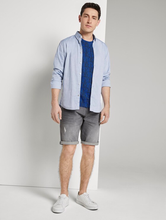 Gemustertes T-Shirt - Männer - blue water coral design Gemustertes T-Shirt - Männer - blue water coral design - 3 - TOM TAILOR