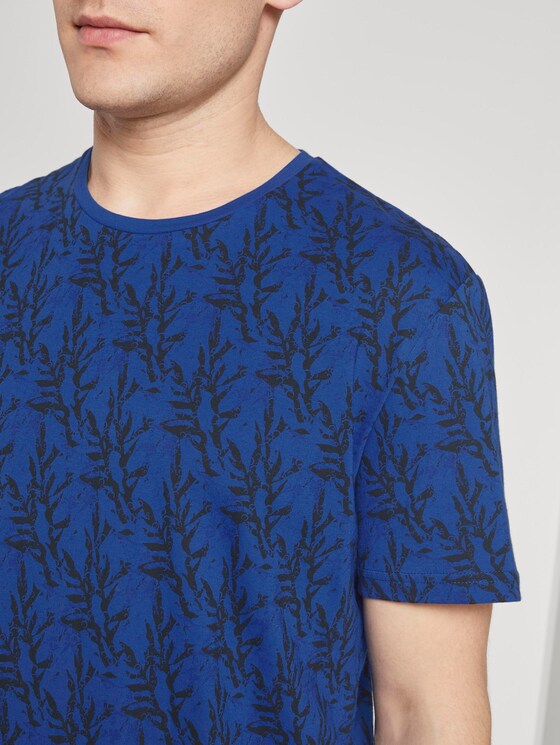 Gemustertes T-Shirt - Männer - blue water coral design Gemustertes T-Shirt - Männer - blue water coral design - 9 - TOM TAILOR
