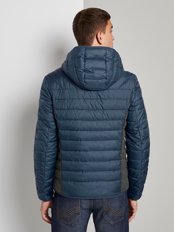 Leichte Steppjacke mit Kapuze - Männer - Dark Denim Blue Leichte Steppjacke mit Kapuze - Männer - Dark Denim Blue - 2 - TOM TAILOR