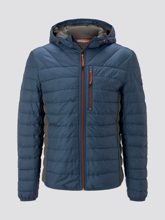 Leichte Steppjacke mit Kapuze - Männer - Dark Denim Blue Leichte Steppjacke mit Kapuze - Männer - Dark Denim Blue - 7 - TOM TAILOR