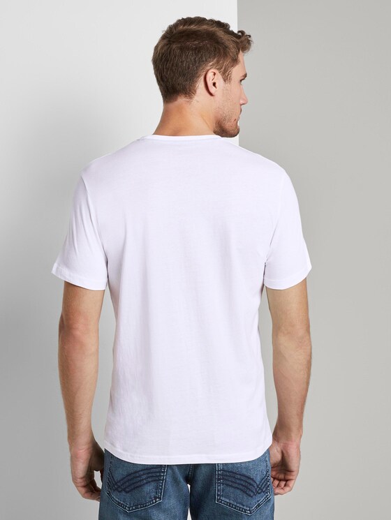 Basic T-shirt in a twin pack - Men - Real Navy Blue Basic T-shirt in a twin pack - Men - Real Navy Blue - 2 - TOM TAILOR