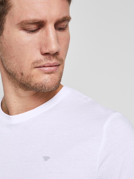 Basic T-shirt in a twin pack - Men - Real Navy Blue Basic T-shirt in a twin pack - Men - Real Navy Blue - 9 - TOM TAILOR