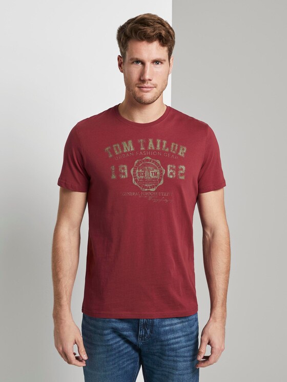 T-Shirt im Doppelpack - Männer - Father's Pipe Red T-Shirt im Doppelpack - Männer - Father's Pipe Red - 55 - TOM TAILOR