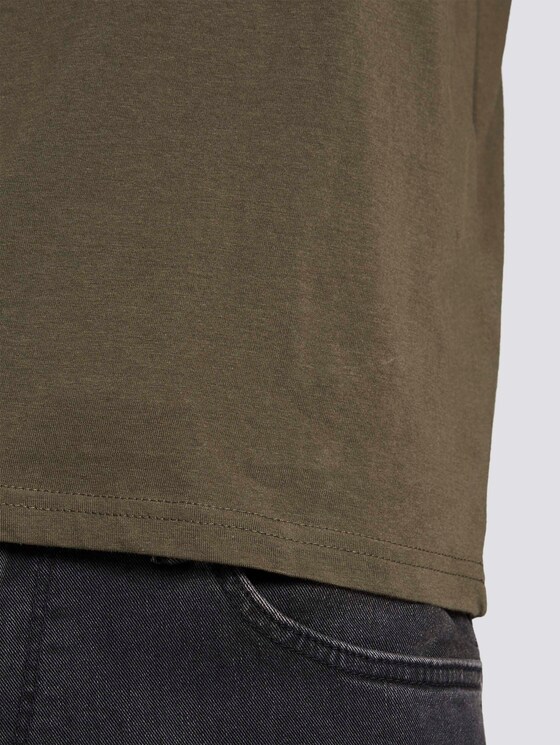 Basic T-Shirt im Dreierpack - Männer - Black Basic T-Shirt im Dreierpack - Männer - Black - 10 - TOM TAILOR